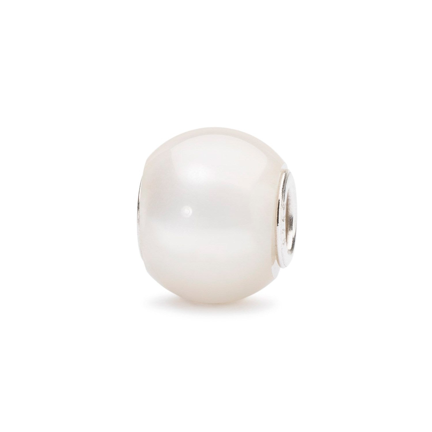 Collana Con Perle Di Pietra Di Luna Bianca Naturale 10 Mm - Girocollo Boho Chic Fatta A Mano