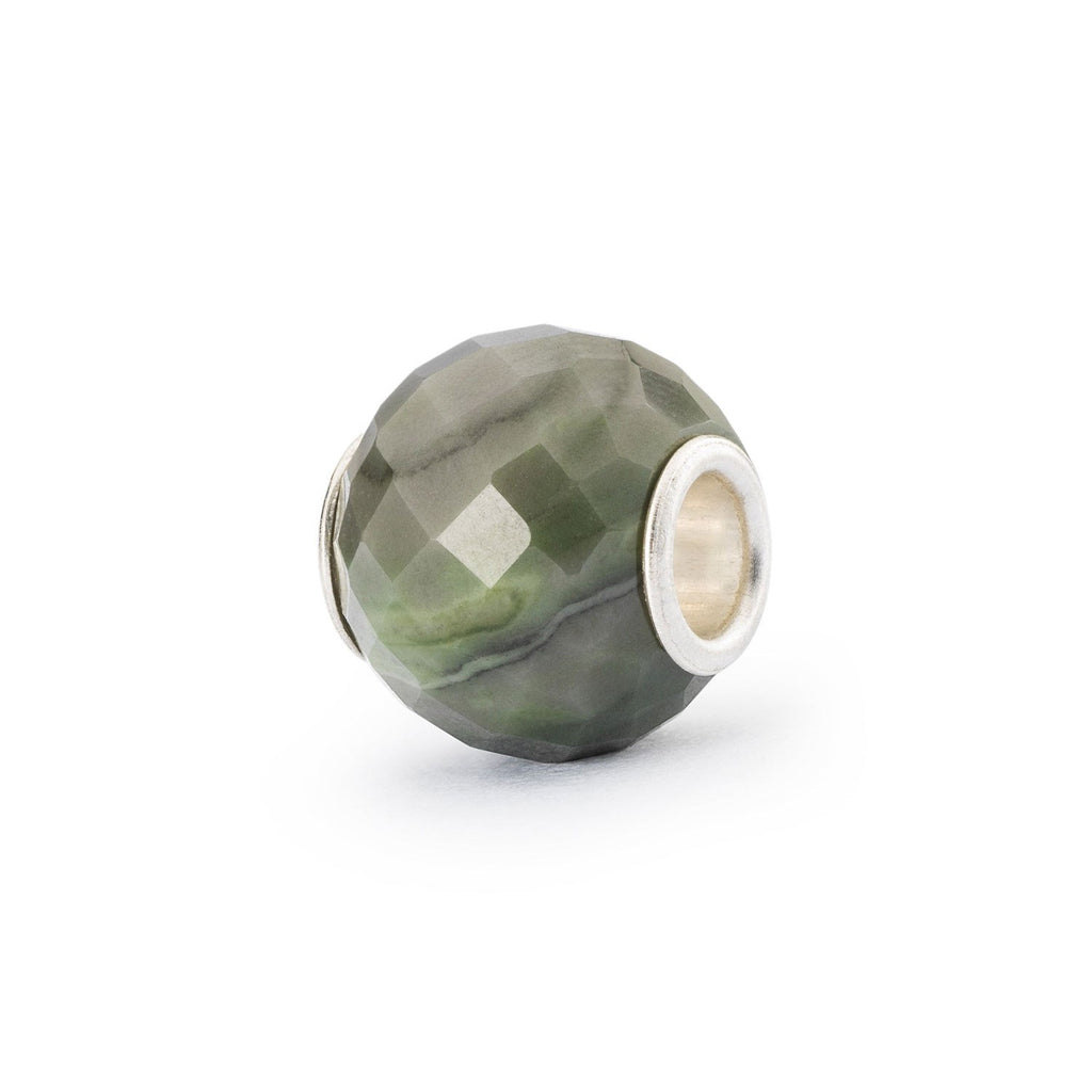 Trollbeads Pietra D'oro Verde Sfaccettata In Vetro - Per Bracciali E Collane, Argento Sterling - Foto 5