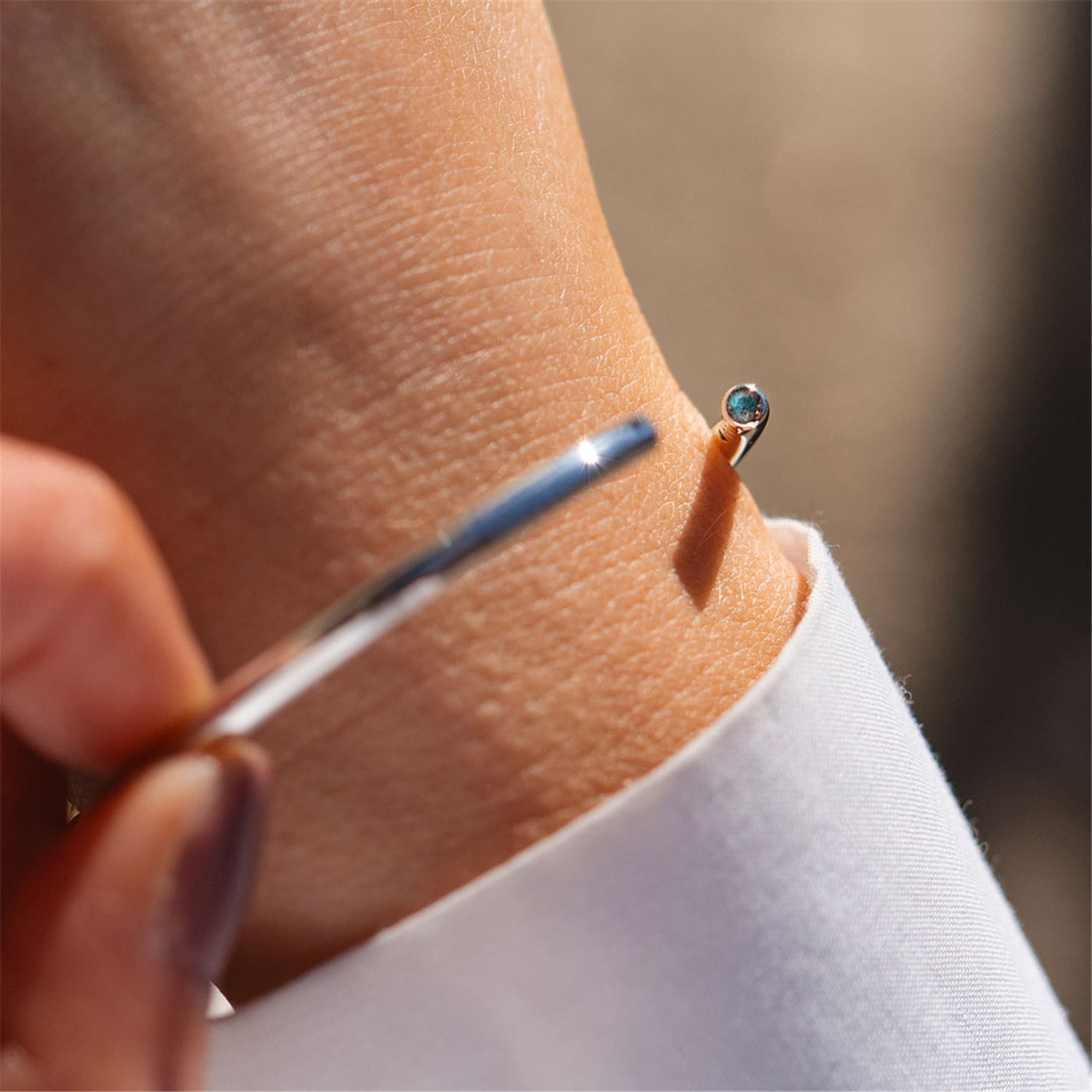 Power Bangle Labradorite