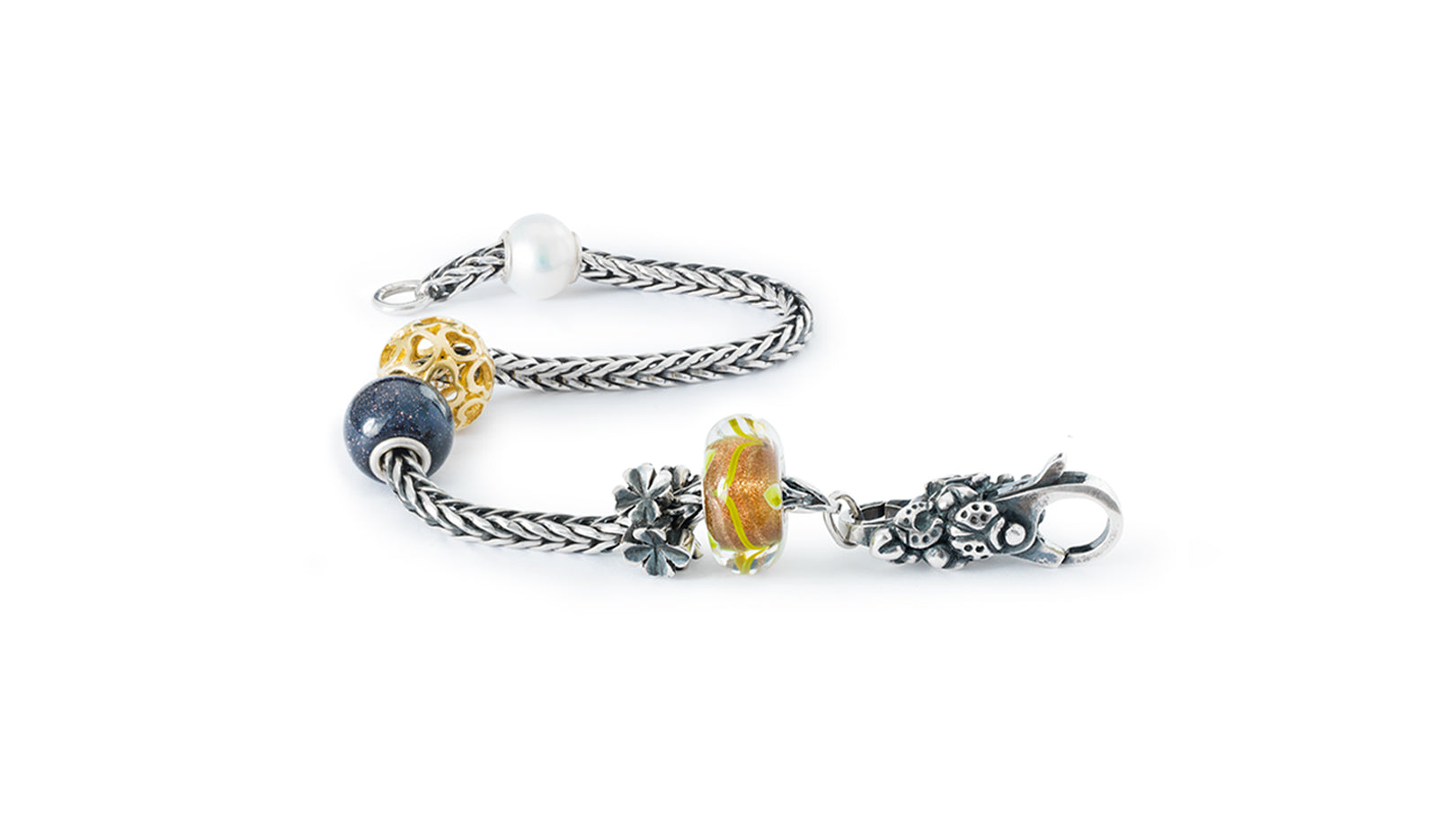 Fortune Keepers Trollbeads bracelet with extra beads