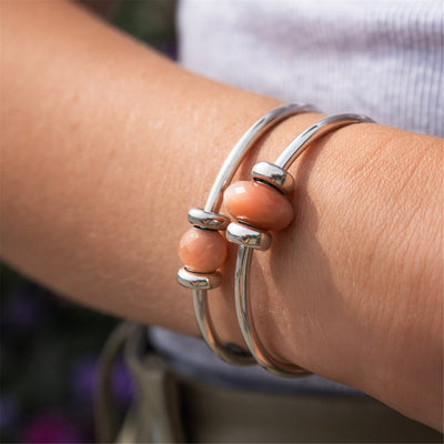 Pietra di Luna Rotonda Sfaccetata