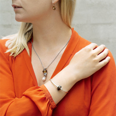 Orecchini Quarzo Fumé