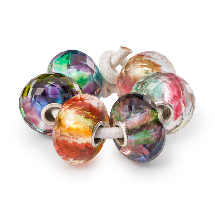 Perla Trollbeads In Vetro Di Murano - Riflessi Di Intuizione E Saggezza, Per Bracciali Componibili, In Custodia Originale