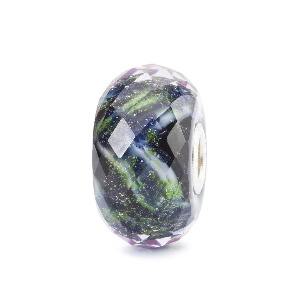Perla Trollbeads In Vetro 'Luce Del Nord' - Vetro Di Murano, Per Bracciali Personalizzati, Collezione